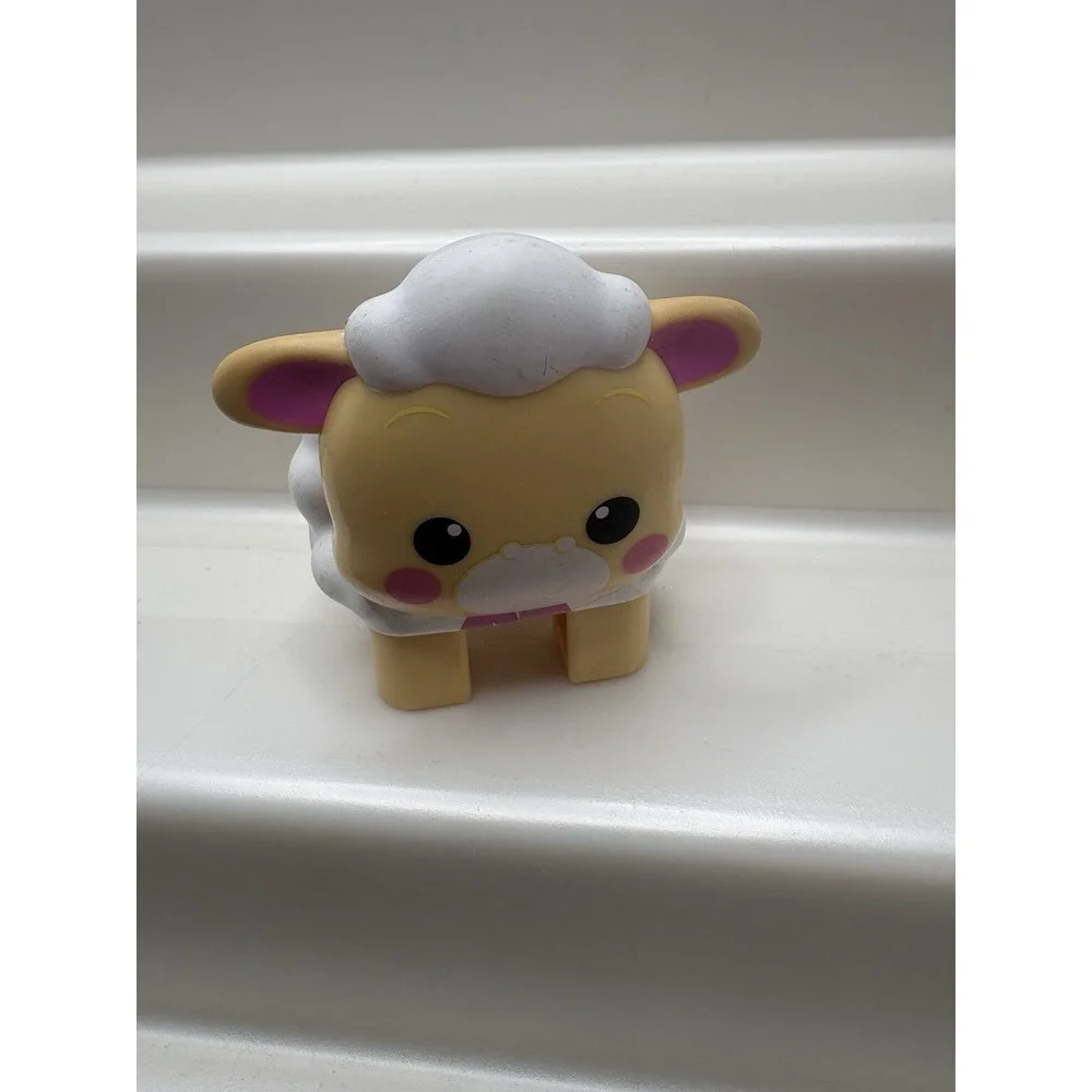Little Tikes Waffle Block‎ People Doctor Farmer Girl Sheep And Cow EUC